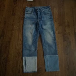 vintage high rise american eagle jeans